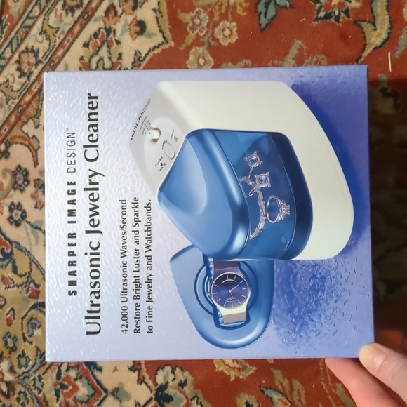 NIB Sharper Image Design Ultrasonic Jewelry and Watchband Cleaner - Picture 1 of 4